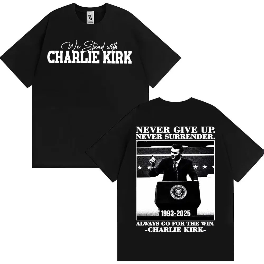Justice for Charlie Kirk Freedom T Shirt Harajuku Y2k High Street Oversized T Shirts Men's Women Summer O-Neck Cotton T-shirt
Justice for Charlie Kirk Freedom T Shirt Harajuku Y2k High Street Oversized T Shirts Men's Women Summer O-Neck Cotton T-shirt