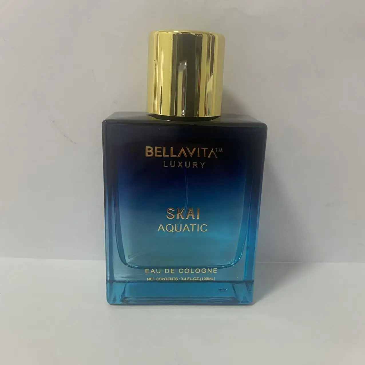 Skai Aquatic Eau de Cologne: 100ml Blue Bottle, Fresh Marine Scent for Men
Skai Aquatic Eau de Cologne: 100ml Blue Bottle, Fresh Marine Scent for Men