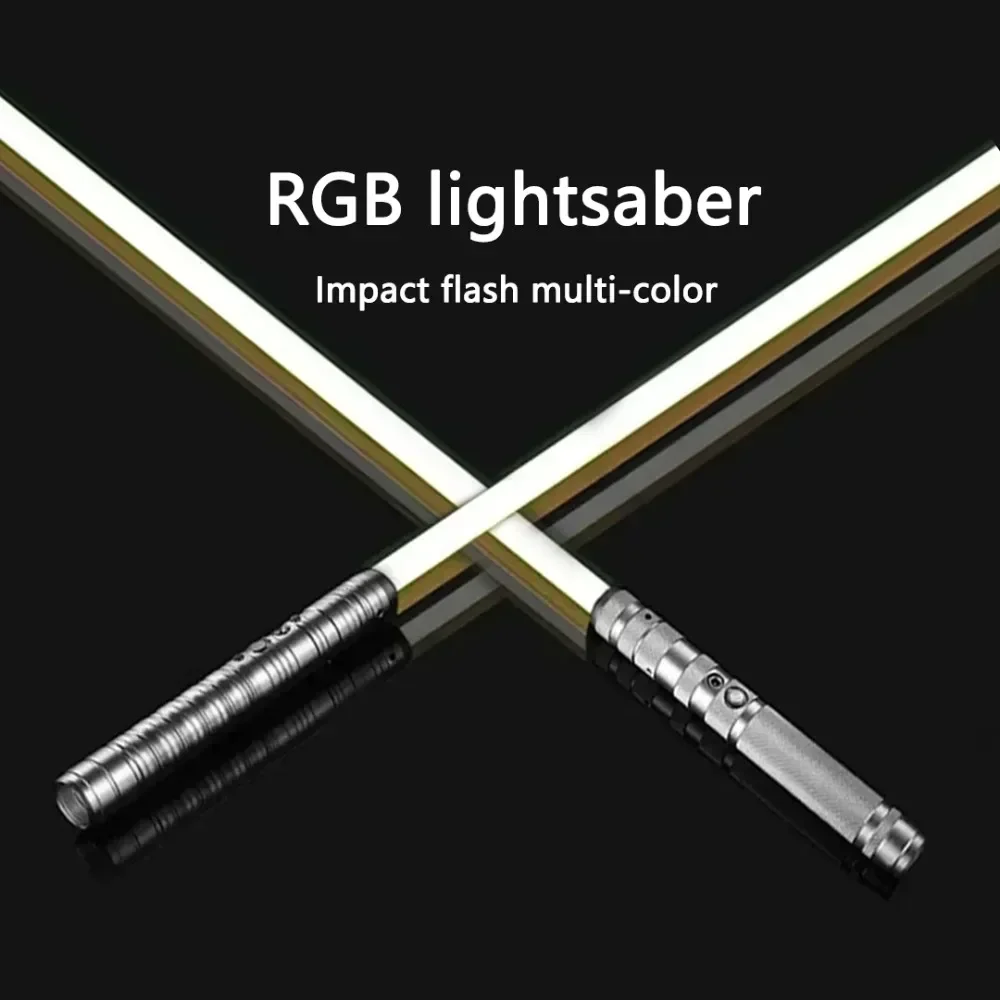 Световой меч RGB, 7 цветов, металлическая ручка, двусторонняя смена, тяжелый дуэльный звук, два в одном, световая сабля, косплей, сценический реквизит, игрушки
Световой меч RGB, 7 цветов, металлическая ручка, двусторонняя смена, тяжелый дуэльный звук, два в одном, световая сабля, косплей, сценический реквизит, игрушки