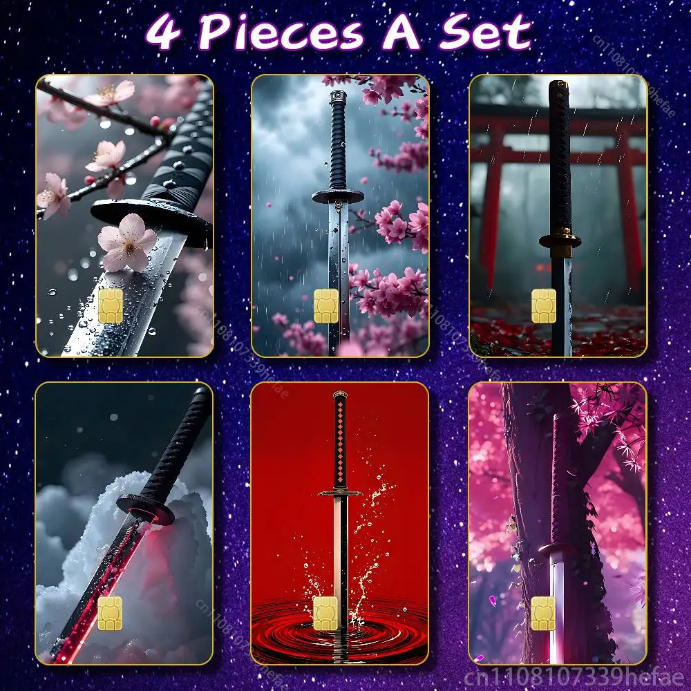 Cool Samurai Sword Sticker Case For Credit Bank Subway ID Decorative Self-adhesive Card Cover Skin
Cool Samurai Sword Sticker Case For Credit Bank Subway ID Decorative Self-adhesive Card Cover Skin