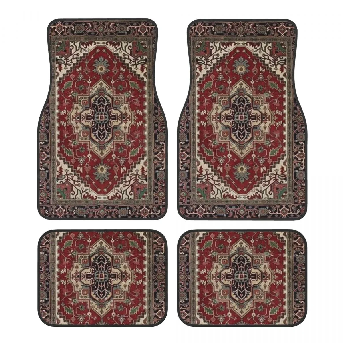 Ethnic Floral Front & Rear Car Floormat Heavy Duty Front Rear Rubber Floor Mats Carpet Floor Protection Fits Most Vehicles
Ethnic Floral Front & Rear Car Floormat Heavy Duty Front Rear Rubber Floor Mats Carpet Floor Protection Fits Most Vehicles