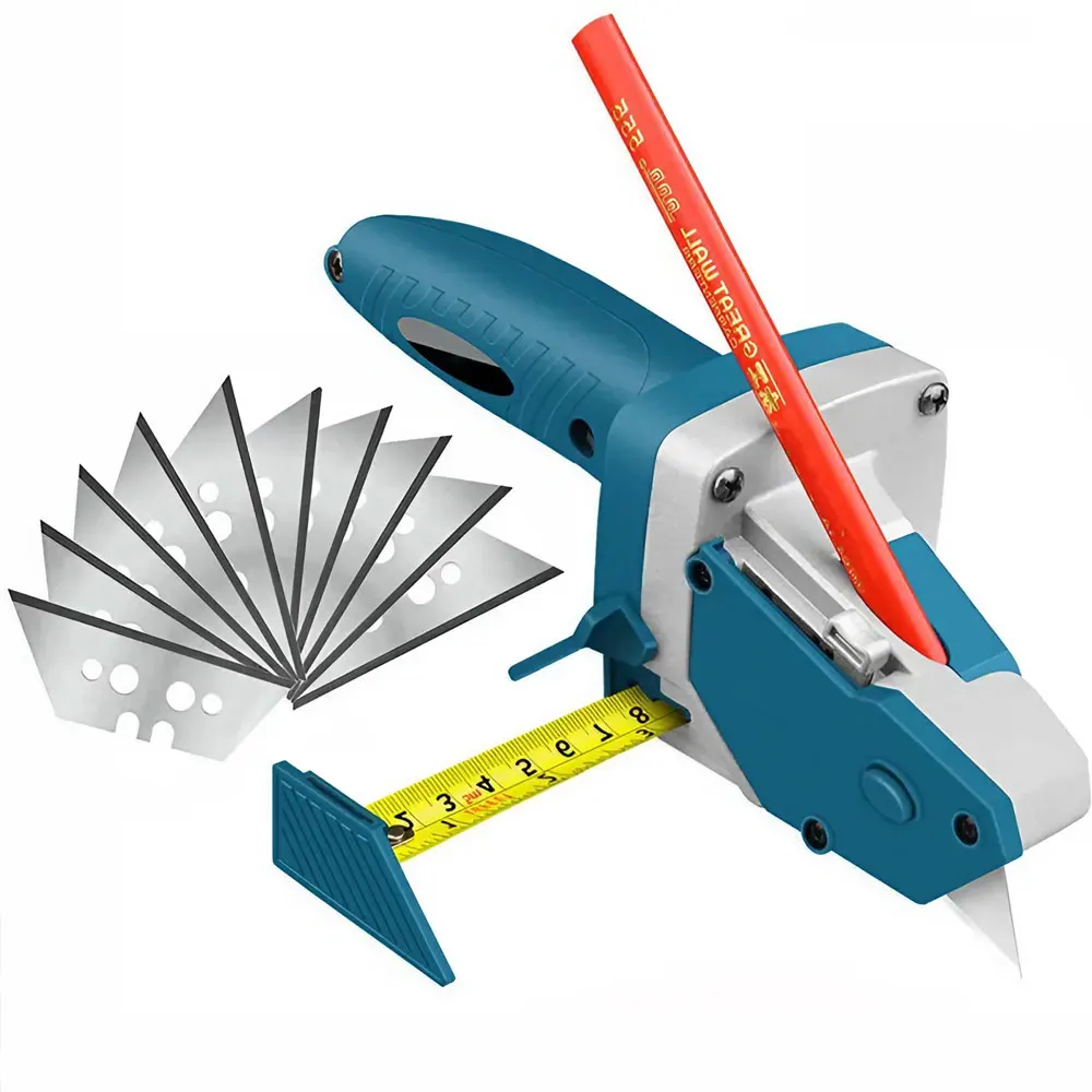 STONEGO резак для гипсокартона - чертилка, кромка для гипсокартона, автоматический режущий инструмент для домашней деревообработки со шкалой
STONEGO резак для гипсокартона - чертилка, кромка для гипсокартона, автоматический режущий инструмент для домашней деревообработки со шкалой