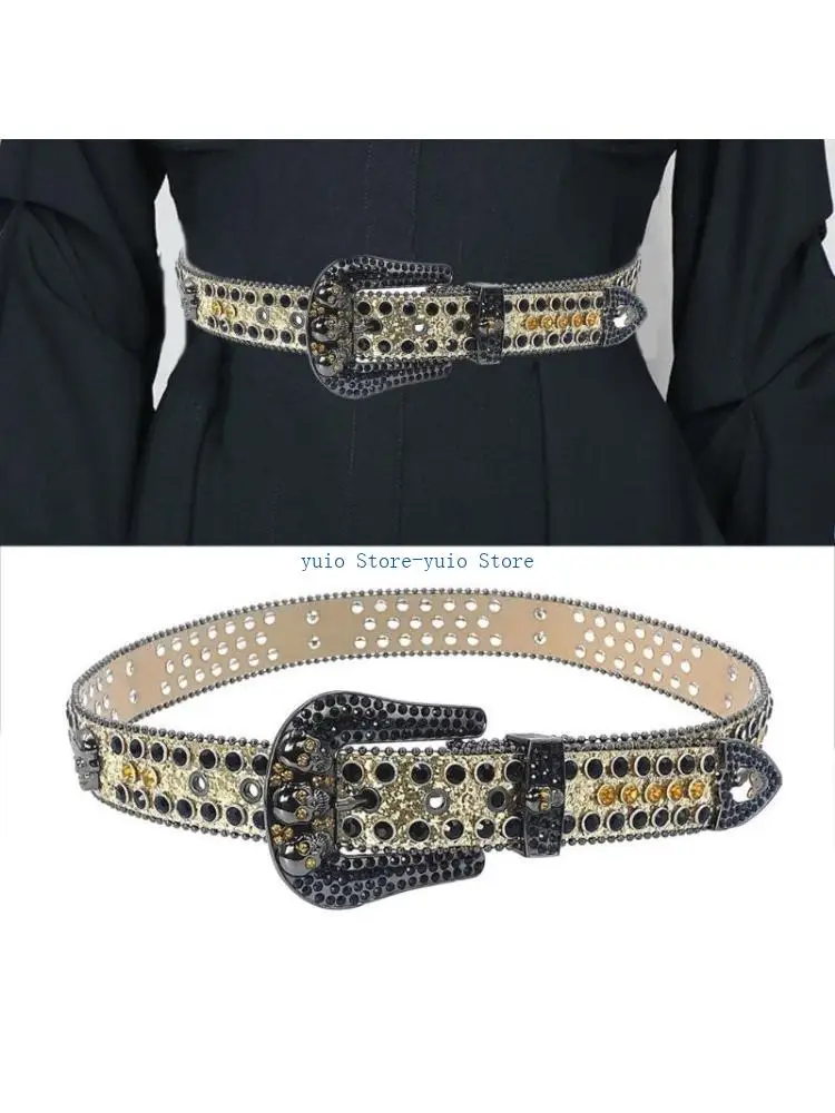 X7XB Women Full Rhinestones Waist Belt DanceParty Waistband Girl 2000s Cowboy Belt
X7XB Women Full Rhinestones Waist Belt DanceParty Waistband Girl 2000s Cowboy Belt