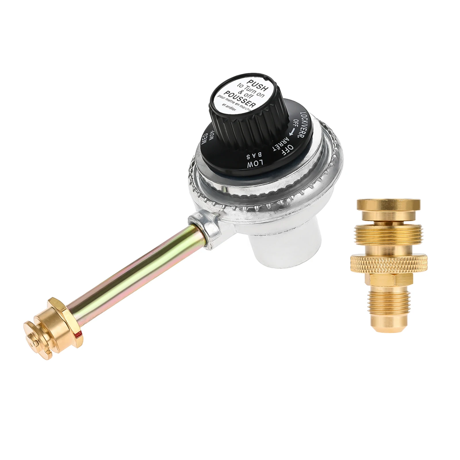 Регулируемый регулируемый клапан для гриля для барбекю с латунным адаптером 1 фунт, подходящий для Char Broil Grill2Go 2012 и восстанавливает старую модель 29103224 A 
Регулируемый регулируемый клапан для гриля для барбекю с латунным адаптером 1 фунт, подходящий для Char Broil Grill2Go 2012 и восстанавливает старую модель 29103224 A