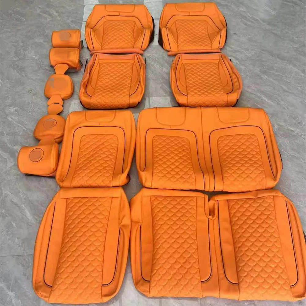 Full Set Leather Seat Cover Whole Car Interior Wrapping for Mercedes G Class G Wagon W463 W464 W465
Full Set Leather Seat Cover Whole Car Interior Wrapping for Mercedes G Class G Wagon W463 W464 W465