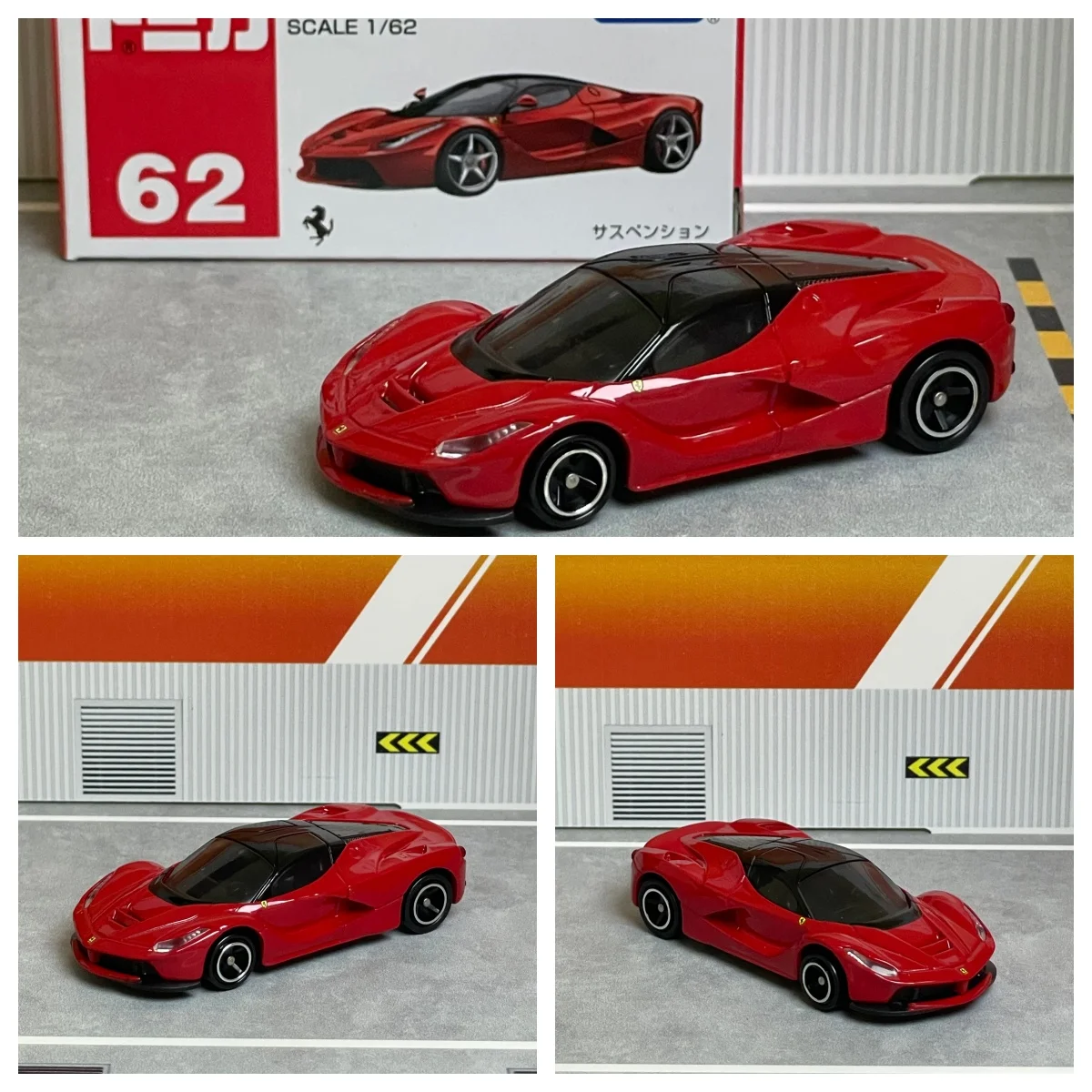 TAKARA TOMY Томика No. 62 LaFerrari, литая под давлением модель автомобиля, реплика серии, подарки для детей, игрушки для мальчиков 101840 
TAKARA TOMY Томика No. 62 LaFerrari, литая под давлением модель автомобиля, реплика серии, подарки для детей, игрушки для мальчиков 101840