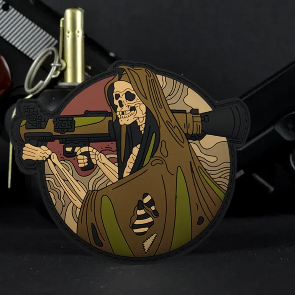 Death Grip Skeleton PVC Morale Badge PVC Tactical Patch Hook and Loop Patches Military Bone Spear Skul Armband Backpack Stickers
Death Grip Skeleton PVC Morale Badge PVC Tactical Patch Hook and Loop Patches Military Bone Spear Skul Armband Backpack Stickers