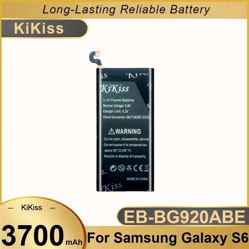 EB-BG920ABE Прочный аккумулятор для мобильного телефона для Samsung Galaxy S6 G9200 G920 G920f G920i G920A G920S G920L G920K 3700 мАч
EB-BG920ABE Прочный аккумулятор для мобильного телефона для Samsung Galaxy S6 G9200 G920 G920f G920i G920A G920S G920L G920K 3700 мАч