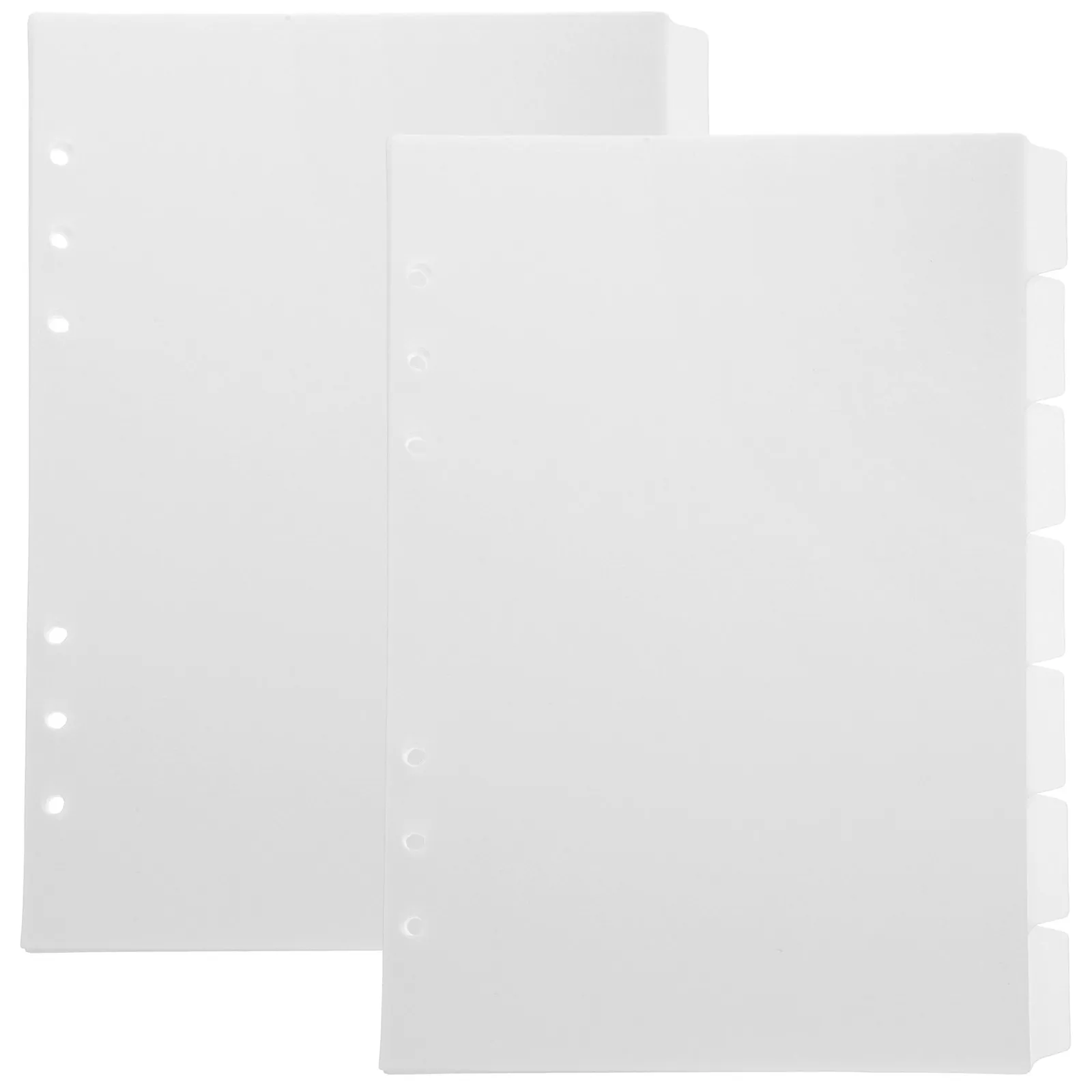 2-Pack PP Plastic Binder Dividers for Notebooks Journals Diaries Reports Presentations with Index Tabs Classification Labels
2-Pack PP Plastic Binder Dividers for Notebooks Journals Diaries Reports Presentations with Index Tabs Classification Labels