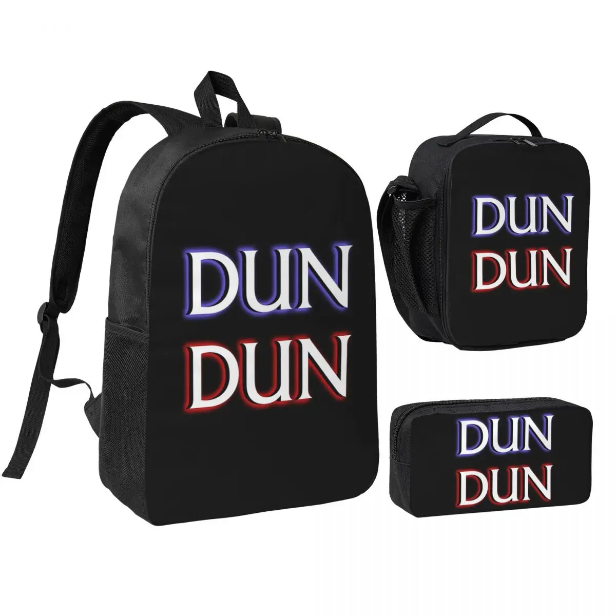 Dun Dun Meme (Law, Order, Parody) Backpack Boys Girls BookBag School Bag Shoulder Bags 3ps Insulated Lunch Bag Pencil Case
Dun Dun Meme (Law, Order, Parody) Backpack Boys Girls BookBag School Bag Shoulder Bags 3ps Insulated Lunch Bag Pencil Case