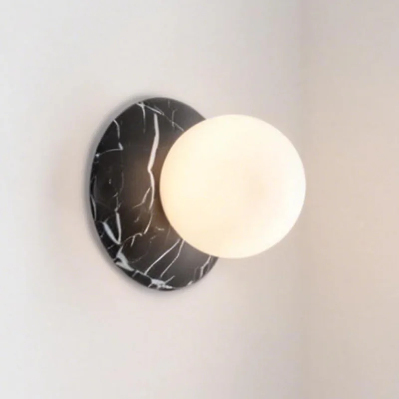 Luxury Minimalist Wall Sconce | Natural Marble & Frosted Glass Lamp for Elegant Home Interior
Luxury Minimalist Wall Sconce | Natural Marble & Frosted Glass Lamp for Elegant Home Interior