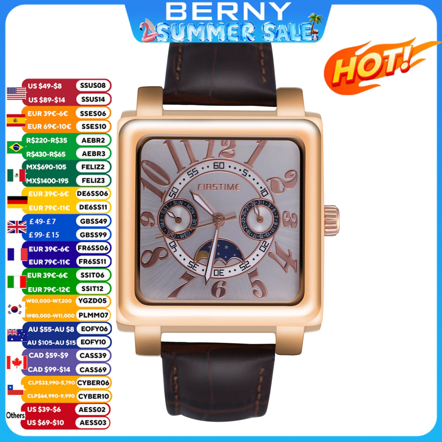 Men Watch Multifunction Chronograph Moon Phase Sport Luxury Waterproof Full Steel Quartz Clock Male Relogio Masculino Waterpoof
Men Watch Multifunction Chronograph Moon Phase Sport Luxury Waterproof Full Steel Quartz Clock Male Relogio Masculino Waterpoof