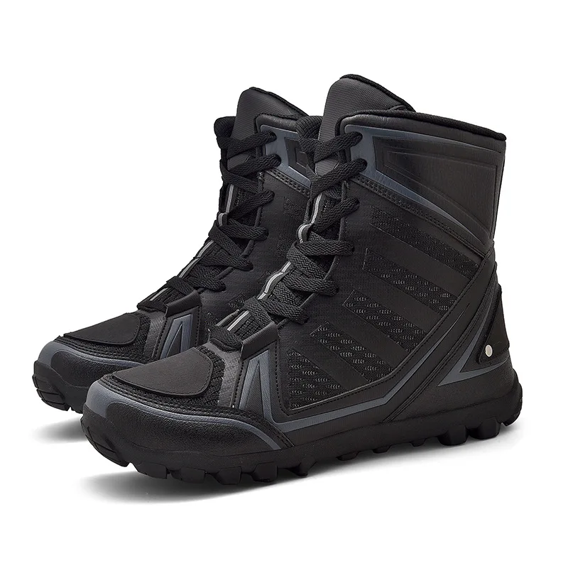 Men's Motorcycle Boots New Breathable Stripe Motos Riders Shoes Outdoor Motocross Protective Boots Hiking Non-slip Sports Shoes
Men's Motorcycle Boots New Breathable Stripe Motos Riders Shoes Outdoor Motocross Protective Boots Hiking Non-slip Sports Shoes