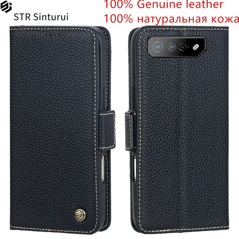 STR 100% Genuine leather lychee grain card Slot Wallet Cover For Asus ROG Phone 7 6D Ultimate 6 Flip shockproof phone Case
STR 100% Genuine leather lychee grain card Slot Wallet Cover For Asus ROG Phone 7 6D Ultimate 6 Flip shockproof phone Case
