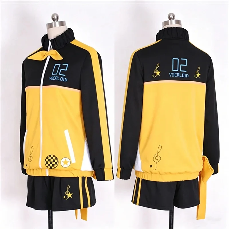 TYV55Anime Singer Len//GG Cosplay Rin cos sports suit daily wear cute sweet style for Adults Nice Stitching outfit Role Play Pa
TYV55Anime Singer Len//GG Cosplay Rin cos sports suit daily wear cute sweet style for Adults Nice Stitching outfit Role Play Pa