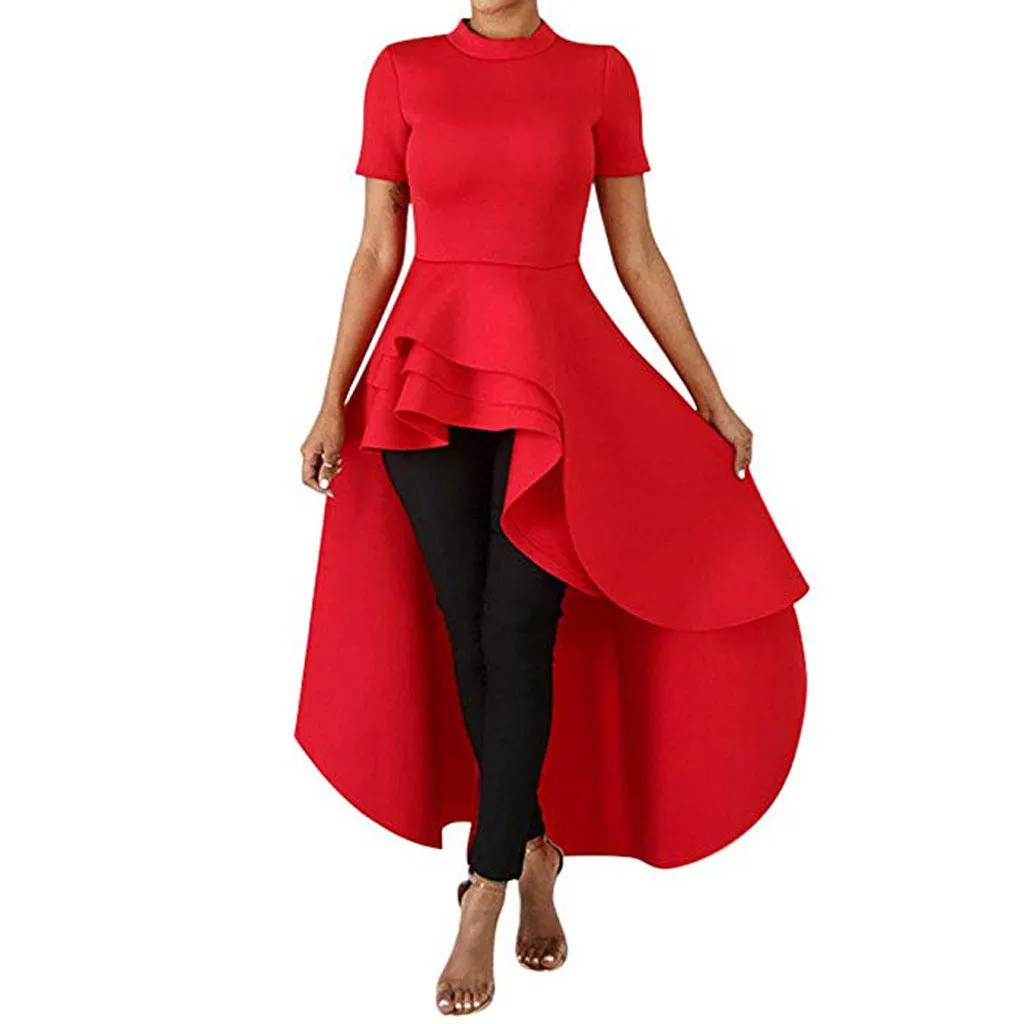 Fashion Evening Party Club Dress For Women Short Sleeve Irregular Ruffle Robe Dinner Dress Female African Clothing Vestidos
Fashion Evening Party Club Dress For Women Short Sleeve Irregular Ruffle Robe Dinner Dress Female African Clothing Vestidos