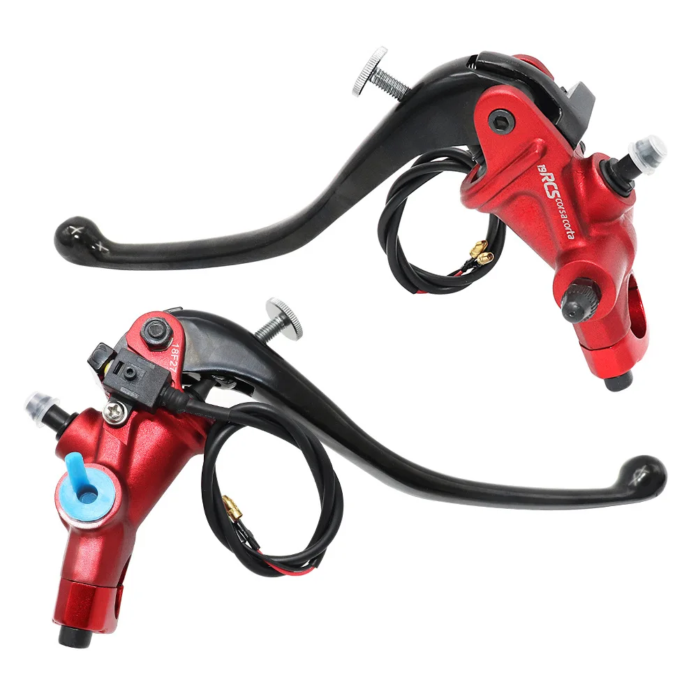 Комплект гидравлических тормозных и сцепных рычагов FonsenX для мотоциклов, спортивных и уличных байков, с резервуаром, 7/8" (22 мм), CNC-обработка
Комплект гидравлических тормозных и сцепных рычагов FonsenX для мотоциклов, спортивных и уличных байков, с резервуаром, 7/8" (22 мм), CNC-обработка
