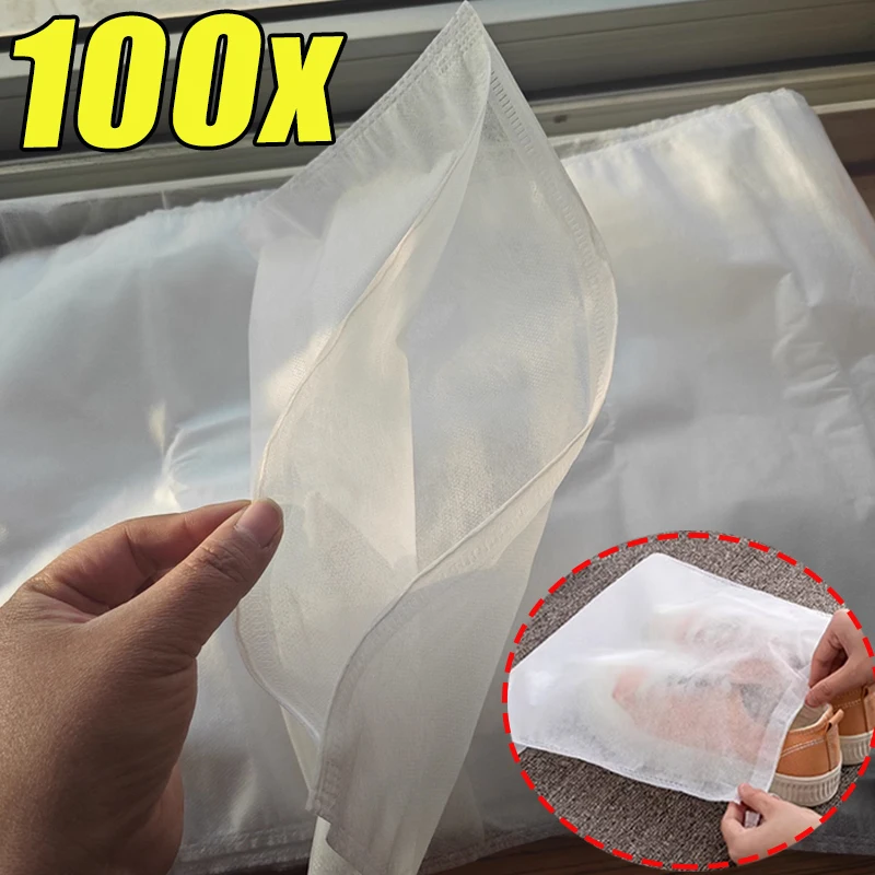 1-100 шт. Сумка для хранения обуви на шнурке, для сушки на солнце, пылезащитный чехол для обуви из нетканого материала, влагонепроницаемый дорожный мешок
1-100 шт. Сумка для хранения обуви на шнурке, для сушки на солнце, пылезащитный чехол для обуви из нетканого материала, влагонепроницаемый дорожный мешок