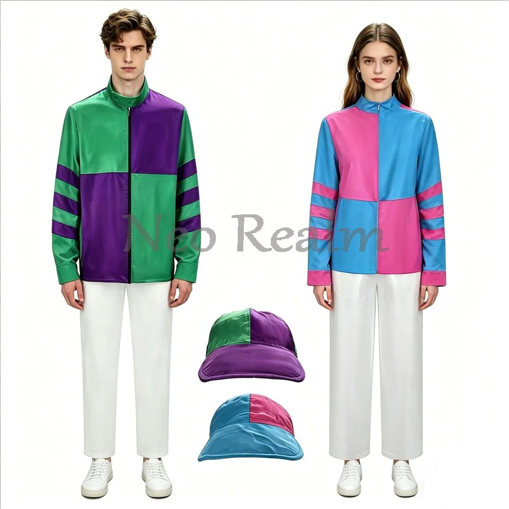 Equestrian Horse Jockey Cosplay Full Set, Quick-Dry Coat Top Pants with Racing Hat, Halloween Event Costume
Equestrian Horse Jockey Cosplay Full Set, Quick-Dry Coat Top Pants with Racing Hat, Halloween Event Costume