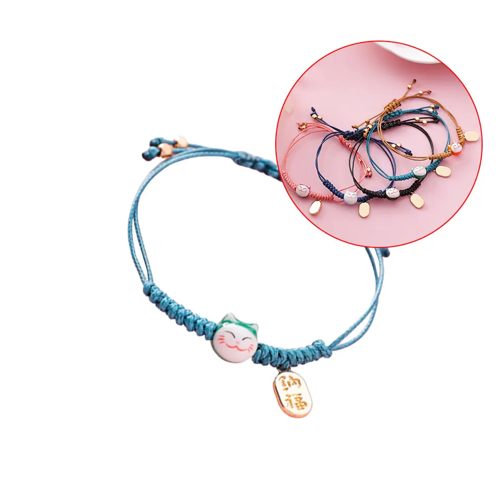 Kitten Bracelet Hand Knitting Fashion Women Hand-woven Bangle Simple Gift Ceramics
Kitten Bracelet Hand Knitting Fashion Women Hand-woven Bangle Simple Gift Ceramics