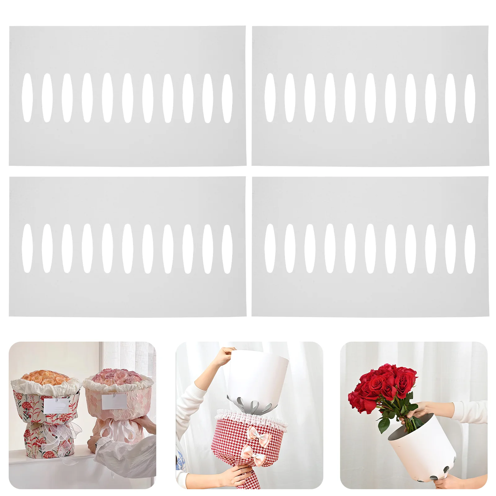 Decor Bouquet Wrapping Materials Floral Holder Modeling White Paper Flowers Shaping Tool
Decor Bouquet Wrapping Materials Floral Holder Modeling White Paper Flowers Shaping Tool