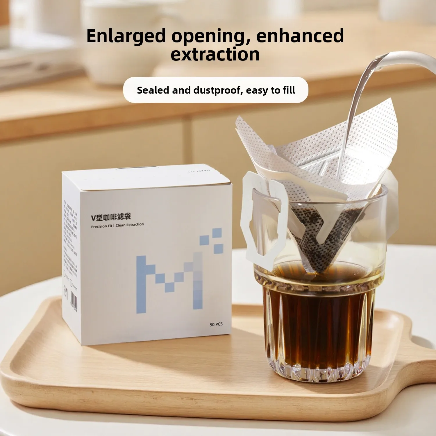 Food ade V-Notch Coffee Filter Paper Hanging Ear Bag Hand Pour Filter Net Disposable Coffee ing Tools UMUN Yumii Yuni
Food ade V-Notch Coffee Filter Paper Hanging Ear Bag Hand Pour Filter Net Disposable Coffee ing Tools UMUN Yumii Yuni