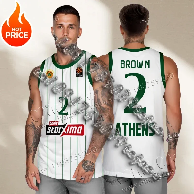 Moto New Arrivals Men‘s Panathinaitkos Basketball Jersey Fan Special Jersey Kit Greece Men Summer Sports Jersey Vest TShirt
Moto New Arrivals Men‘s Panathinaitkos Basketball Jersey Fan Special Jersey Kit Greece Men Summer Sports Jersey Vest TShirt