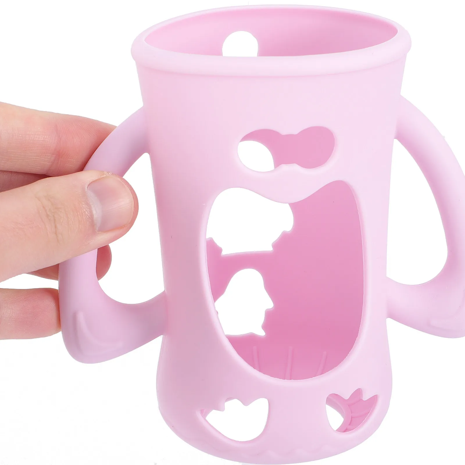 Силиконовый защитный чехол для детской стеклянной бутылочки, легкий, износостойкий, для кормления младенцев
Силиконовый защитный чехол для детской стеклянной бутылочки, легкий, износостойкий, для кормления младенцев