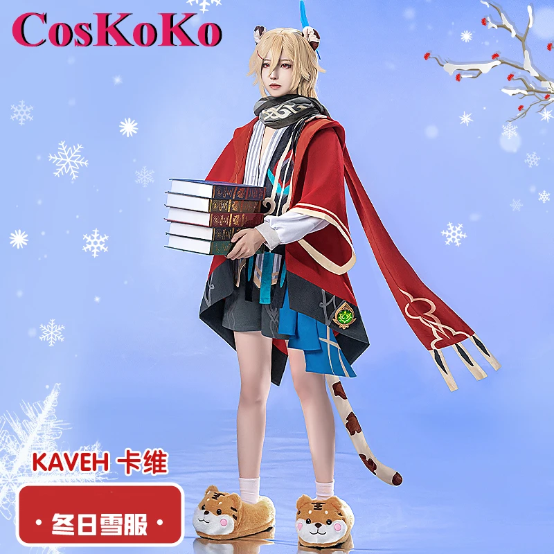 CosKoKo Kaveh Cosplay Anime Game Genshin Impact Costume Fashion Winter Snow Suits Halloween Party Role Play Clothing S-XL New
CosKoKo Kaveh Cosplay Anime Game Genshin Impact Costume Fashion Winter Snow Suits Halloween Party Role Play Clothing S-XL New