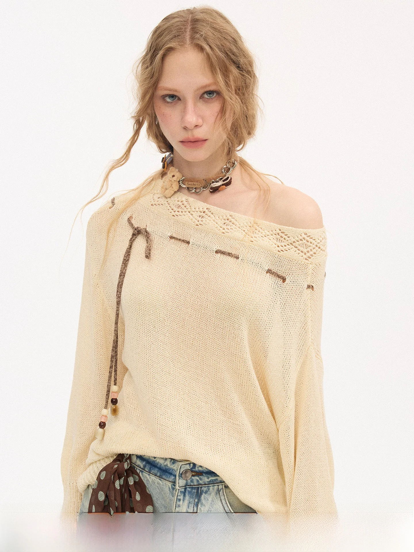 DIDDI MODA Casual Loose Knitted Sweater Slouchy Lazy Style One Shoulder Belted Wrap Women's Fashion Cotton Blend Long Sleeve
DIDDI MODA Casual Loose Knitted Sweater Slouchy Lazy Style One Shoulder Belted Wrap Women's Fashion Cotton Blend Long Sleeve