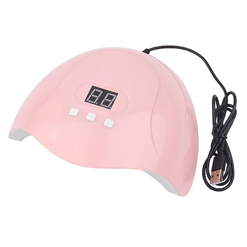 Лампа УФ/LED для сушки ногтей, 54 Вт, 18 светодиодный одов, таймер 30/60/90 секунд
Лампа УФ/LED для сушки ногтей, 54 Вт, 18 светодиодный одов, таймер 30/60/90 секунд