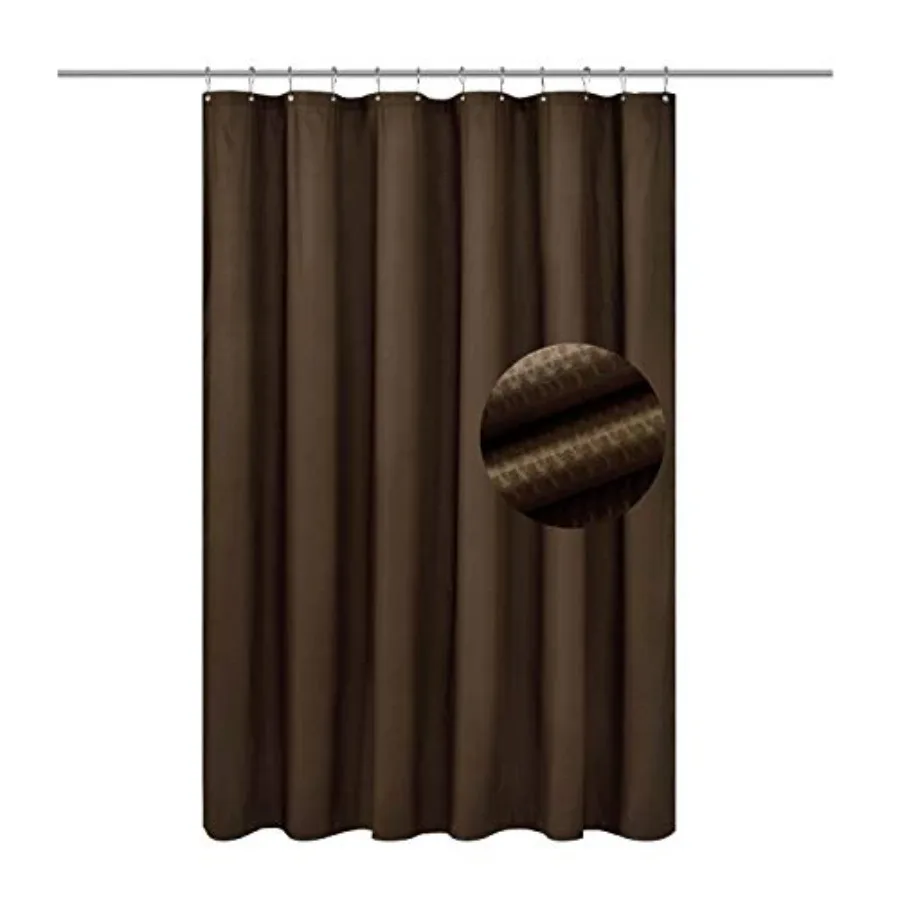 Soft Microfiber Fabric Shower Liner or Curtain, Hotel Quality, Machine Washable, Water Repellent, Chocolate Brown, 70 x 72 inch
Soft Microfiber Fabric Shower Liner or Curtain, Hotel Quality, Machine Washable, Water Repellent, Chocolate Brown, 70 x 72 inch
