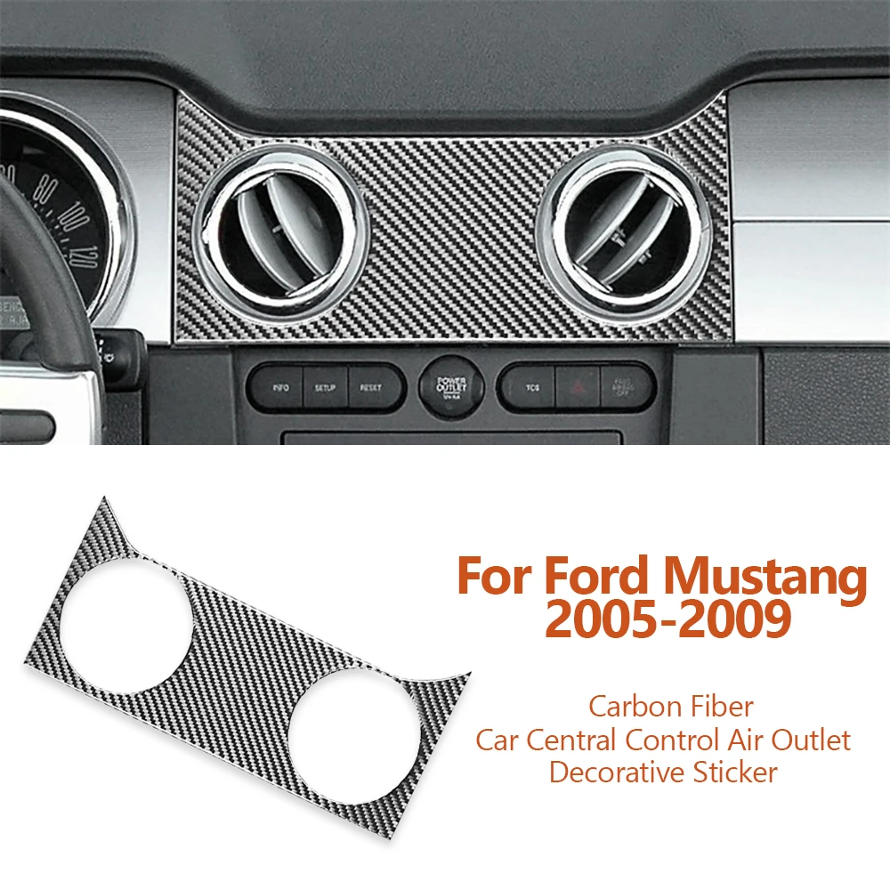 For Ford Mustang 2005-2009 Carbon Fiber Car Central Control Air Outlet Panel Decorative Sticker Auto Interior Modify Accesorios
For Ford Mustang 2005-2009 Carbon Fiber Car Central Control Air Outlet Panel Decorative Sticker Auto Interior Modify Accesorios