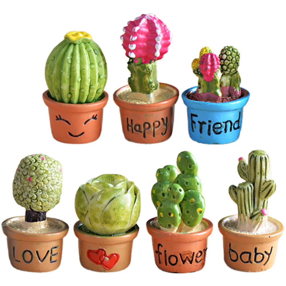7pcs Moss Micro Landscape Miniature Cactus Decoration Potted Tabletop Ornament Small Bonsai Plants Figurines Miniature Plants
7pcs Moss Micro Landscape Miniature Cactus Decoration Potted Tabletop Ornament Small Bonsai Plants Figurines Miniature Plants