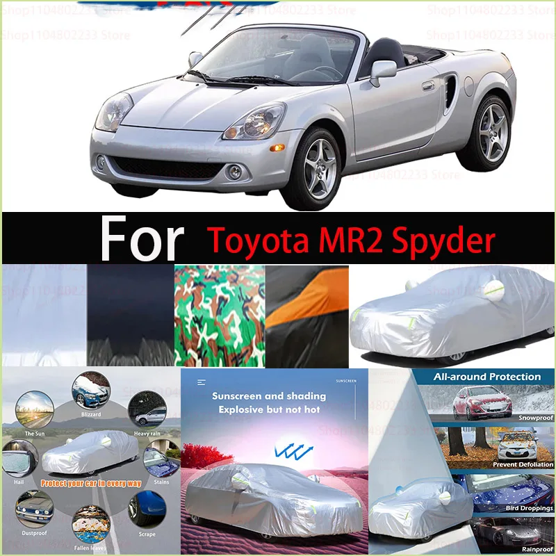 Waterproof Car Cover For Toyota MR2 Spyder Auto Sun Shade Anti-UV Snow Rain Ice Protection Cover
Waterproof Car Cover For Toyota MR2 Spyder Auto Sun Shade Anti-UV Snow Rain Ice Protection Cover