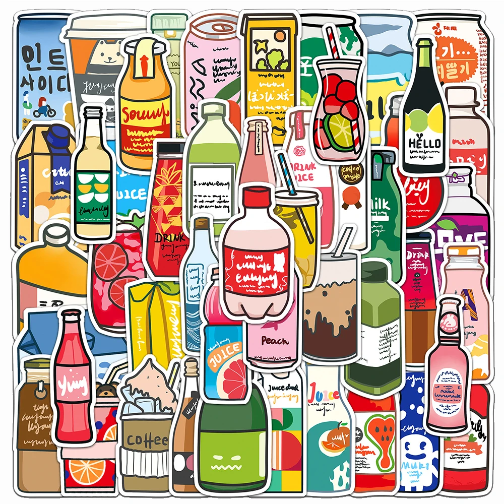 10/30/50pcs Ins Style Drink Cartoon Stickers Kawaii Decorative Sticker Notebook Suitcase Skateboard Fridge Aesthetics Decal Gift
10/30/50pcs Ins Style Drink Cartoon Stickers Kawaii Decorative Sticker Notebook Suitcase Skateboard Fridge Aesthetics Decal Gift
