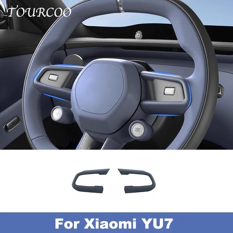 Для Xiaomi YU7 2025 2026, накладка на руль автомобиля, кожаная наклейка, аксессуары для панели рулевого колеса
Для Xiaomi YU7 2025 2026, накладка на руль автомобиля, кожаная наклейка, аксессуары для панели рулевого колеса