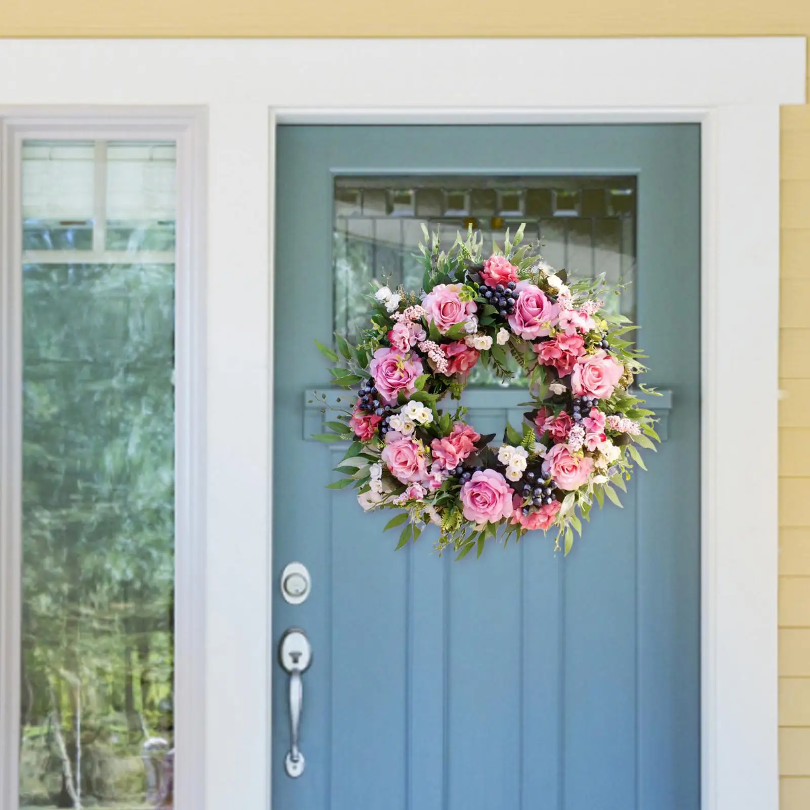 Simulated Garland 56cm Spring Floral Artificial Decor European Front Door Decor for Christmas Thanksgiving Wedding Door Festival
Simulated Garland 56cm Spring Floral Artificial Decor European Front Door Decor for Christmas Thanksgiving Wedding Door Festival