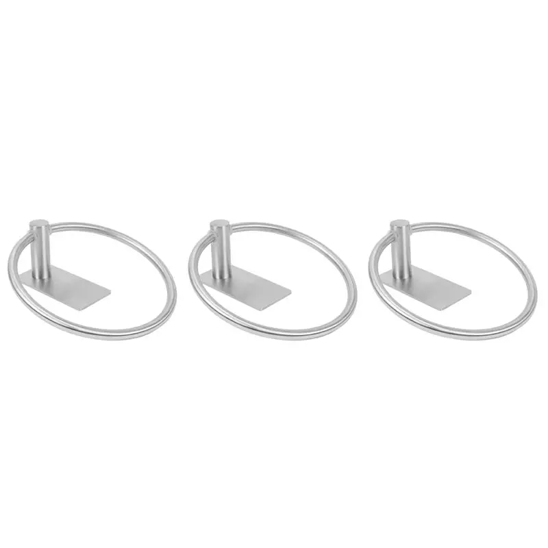 ABVT-3X Towel Ring/Hand Towel Holder - Self Adhesive Round Towel Rack Hand Towel Bar For Bathroom, Stainless Steel Silver
ABVT-3X Towel Ring/Hand Towel Holder - Self Adhesive Round Towel Rack Hand Towel Bar For Bathroom, Stainless Steel Silver