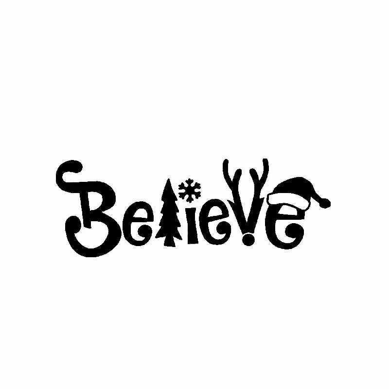 Christmas Element Decals High Quality Car Window Decoration Personality Pvc Waterproof Decals Black/white, 19cm*7cm
Christmas Element Decals High Quality Car Window Decoration Personality Pvc Waterproof Decals Black/white, 19cm*7cm