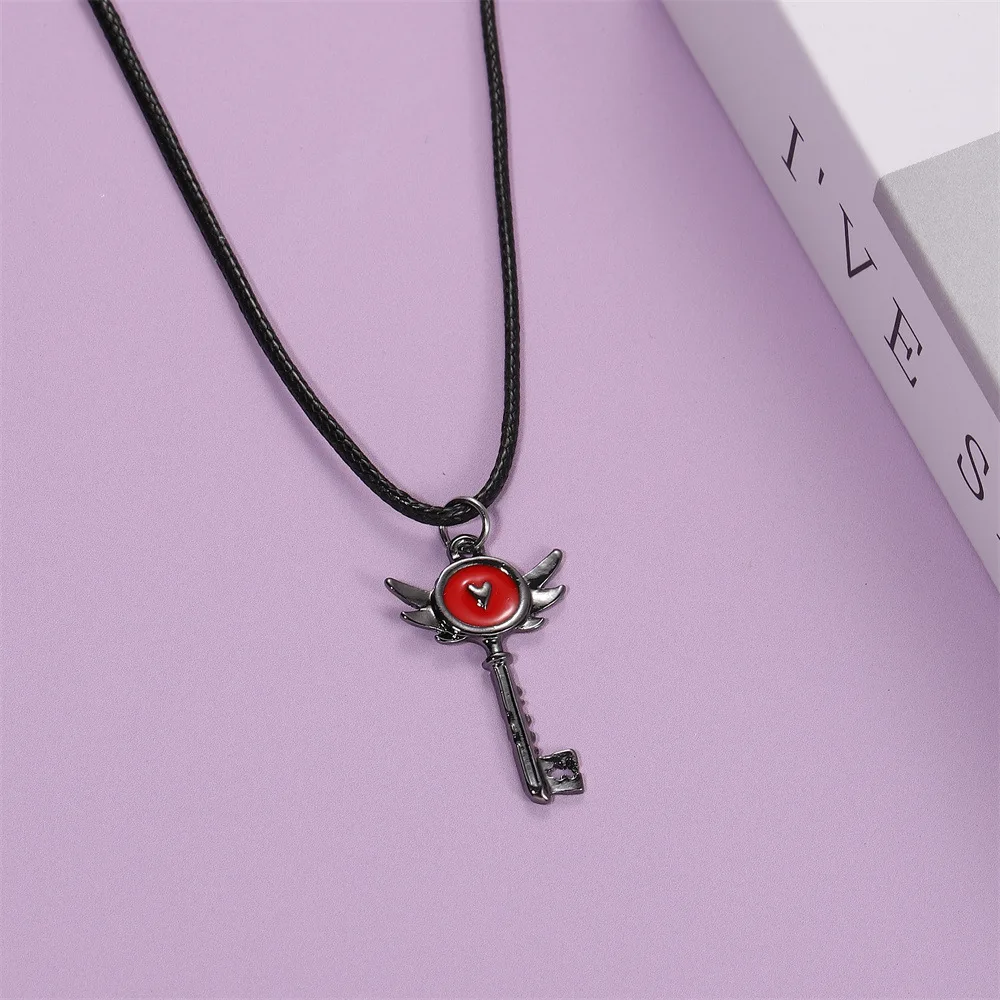 Hazbin Hotel Sifa Arase Group Role Playing Heart Shaped Key Padlock Hazbin Necklace Wholesale Y2k Fashion Toys Anime Cartoon
Hazbin Hotel Sifa Arase Group Role Playing Heart Shaped Key Padlock Hazbin Necklace Wholesale Y2k Fashion Toys Anime Cartoon
