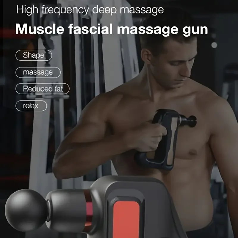 1pc Triangle Massage Gun, For Deep Tissue Massage, Therapy Neck Body Muscle Stimulation, Pain Relief Relaxation Fitness Shaping
1pc Triangle Massage Gun, For Deep Tissue Massage, Therapy Neck Body Muscle Stimulation, Pain Relief Relaxation Fitness Shaping