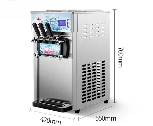 Desktop Three-Color Ice Cream Machine Commercial Fully Automatic Ice Cream Cone Machine 220V 1200W
Desktop Three-Color Ice Cream Machine Commercial Fully Automatic Ice Cream Cone Machine 220V 1200W