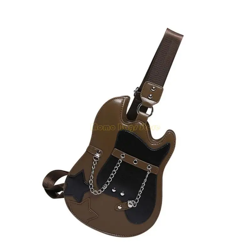 X90D Modern Guitar Shaped Crossbody Bag for Women Zippered PU Leather Shoulder Purse
X90D Modern Guitar Shaped Crossbody Bag for Women Zippered PU Leather Shoulder Purse