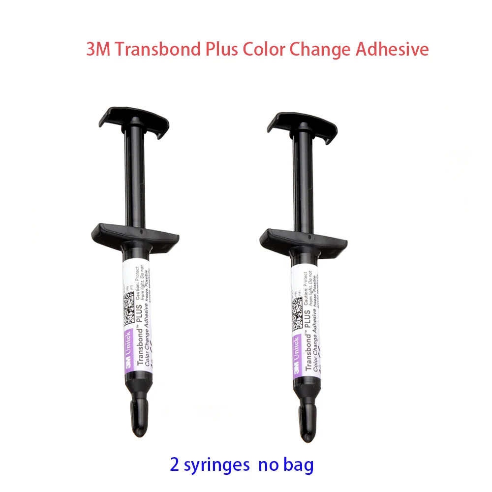 2syringes Original 3M Transbond PLUS Color Change Adhesive 712-103 Light Cure Dental Orthodontic Primer Bonding Adhesive
2syringes Original 3M Transbond PLUS Color Change Adhesive 712-103 Light Cure Dental Orthodontic Primer Bonding Adhesive