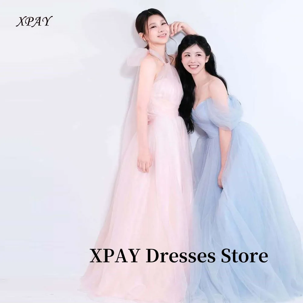 XPAY Fairy Light Blue Tulle Evening Dresses Off Shoulder Wedding Photo shoot Dress Prom Gowns Corset Back Customized Formal
XPAY Fairy Light Blue Tulle Evening Dresses Off Shoulder Wedding Photo shoot Dress Prom Gowns Corset Back Customized Formal
