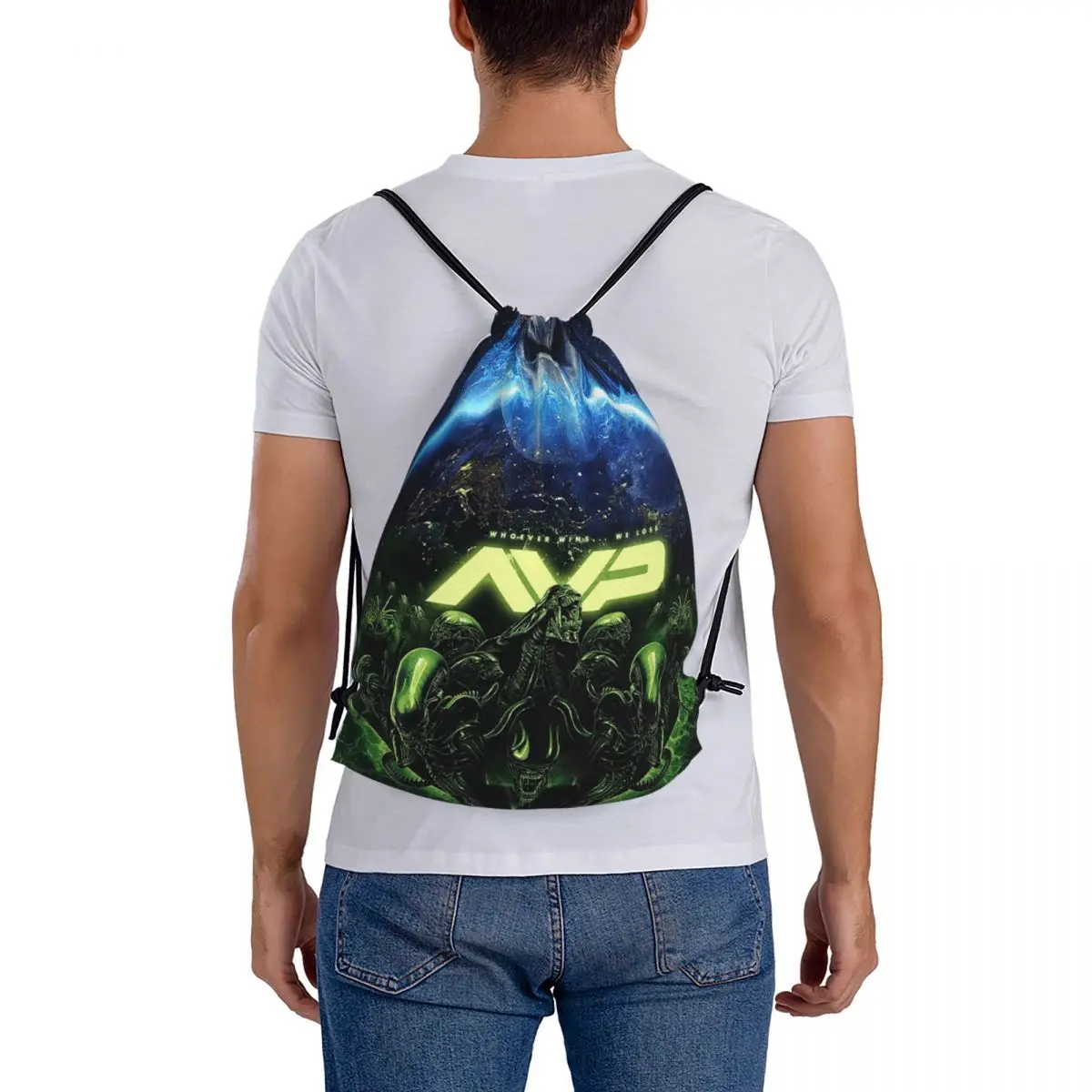 Alien Vs Predator Horror Science Fiction Comics Backpacks Multi-function Drawstring Bundle Pocket Sundries Bag
Alien Vs Predator Horror Science Fiction Comics Backpacks Multi-function Drawstring Bundle Pocket Sundries Bag