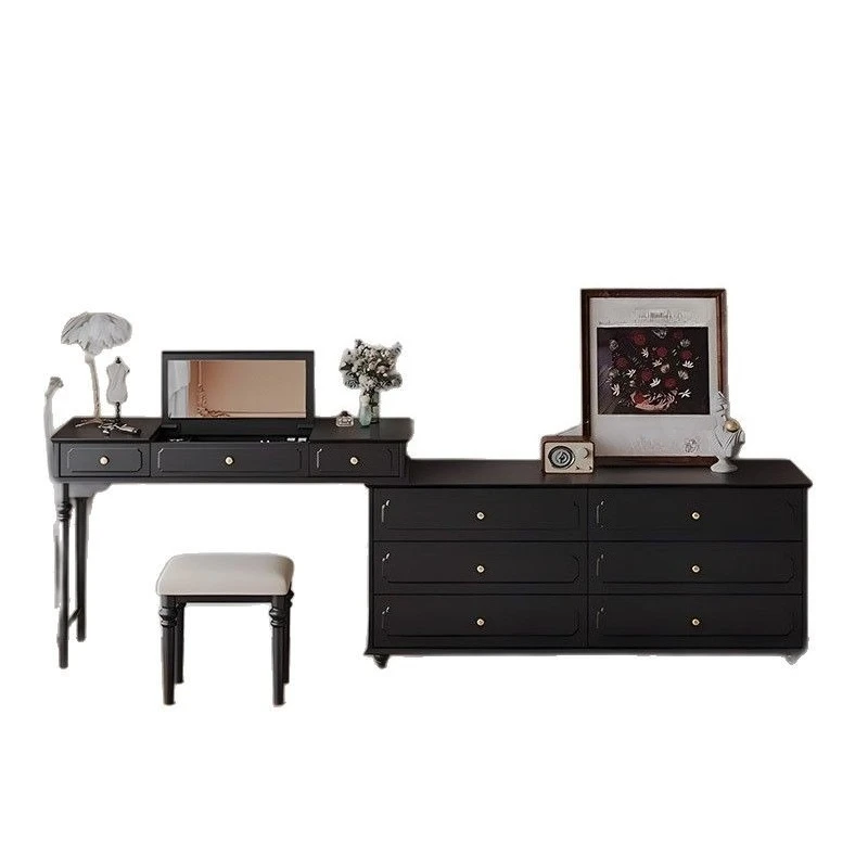 Black flip dresser mirror can be hidden master bedroom end of bed chest dresser integrated bedroom
Black flip dresser mirror can be hidden master bedroom end of bed chest dresser integrated bedroom
