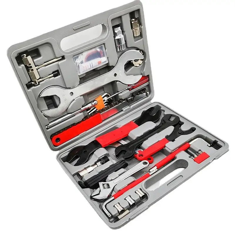 44PCS Bike Repair Bicycle Multi-Function Kit Maintenance Tool Set With Tool Box Professional Home Tool
44PCS Bike Repair Bicycle Multi-Function Kit Maintenance Tool Set With Tool Box Professional Home Tool