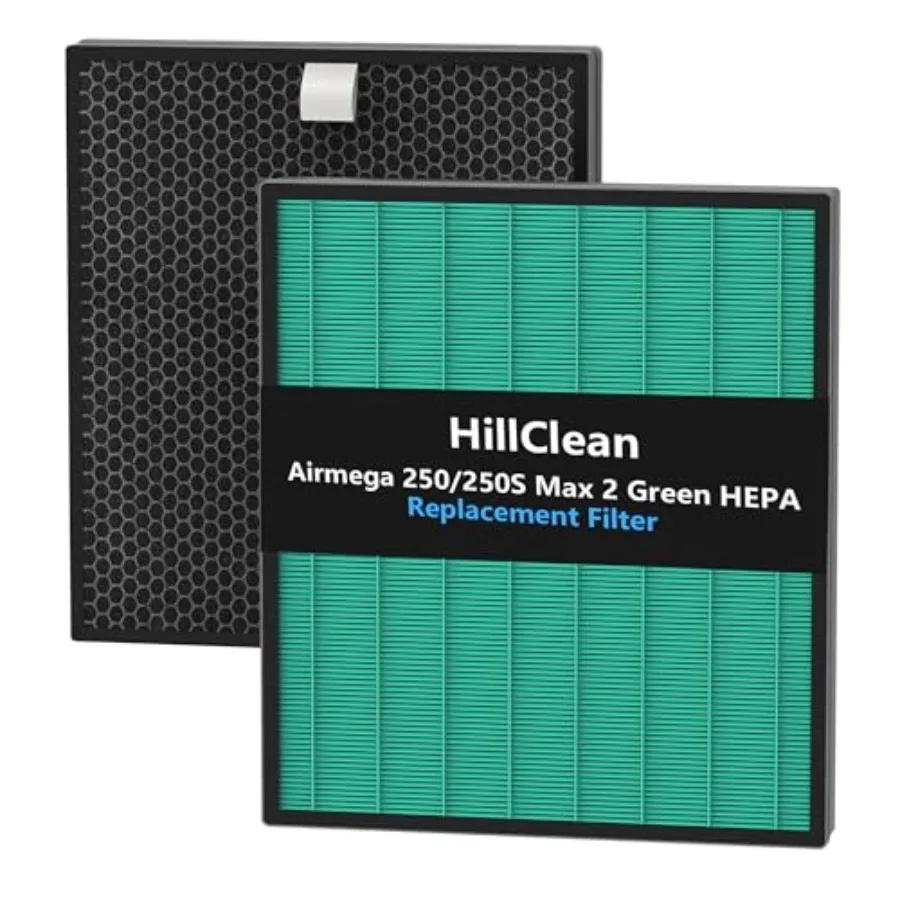 S Replacement Filters for Coway Max2 S Smart Air Purifier, Max 2 Green True HEPA and Activated Carbon Filter Set, AP-1720-FP 2
S Replacement Filters for Coway Max2 S Smart Air Purifier, Max 2 Green True HEPA and Activated Carbon Filter Set, AP-1720-FP 2